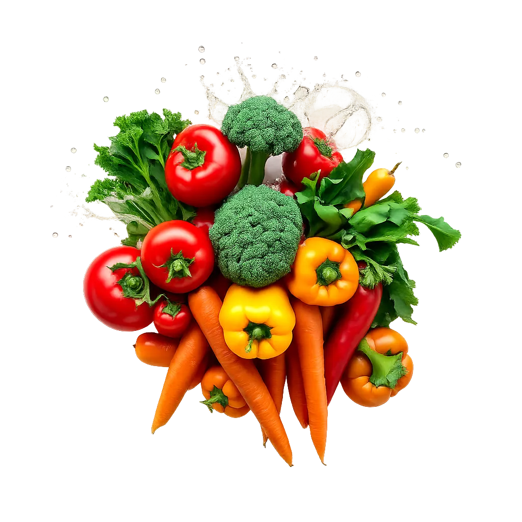 Fresh organic vegetables
